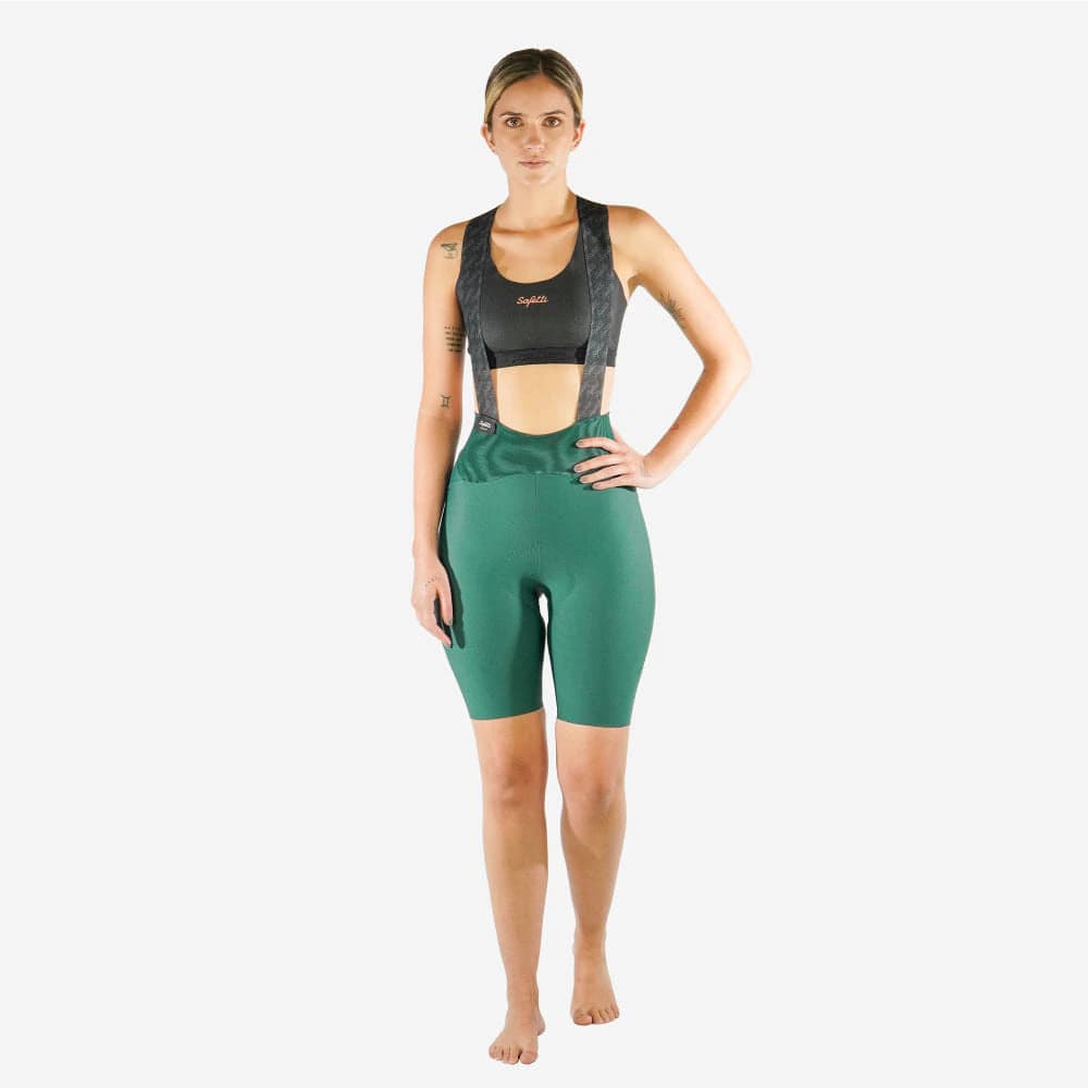 PANTALONETA CICLISMO TOSCANA 2.0 ESMERALDA PARA MUJER - imagen 1