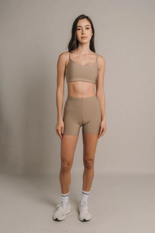 Parfait high waist biker Latte - imagen 3