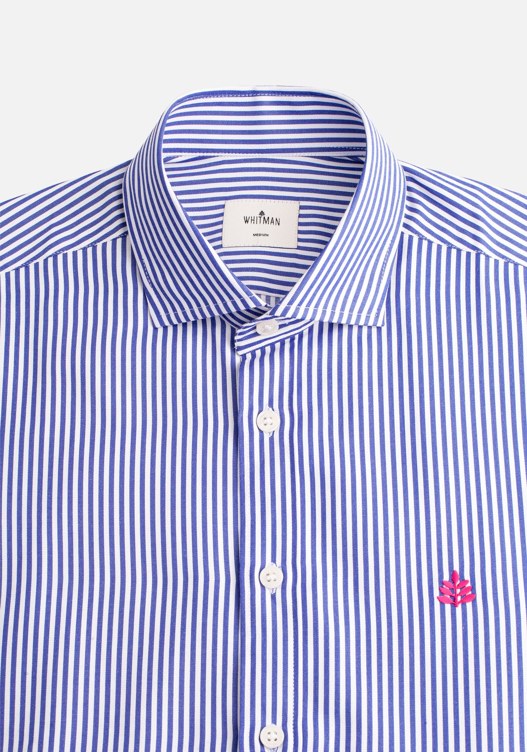 Camisa H CBD Rayas Med L-Fuc Azul Osc - imagen 2