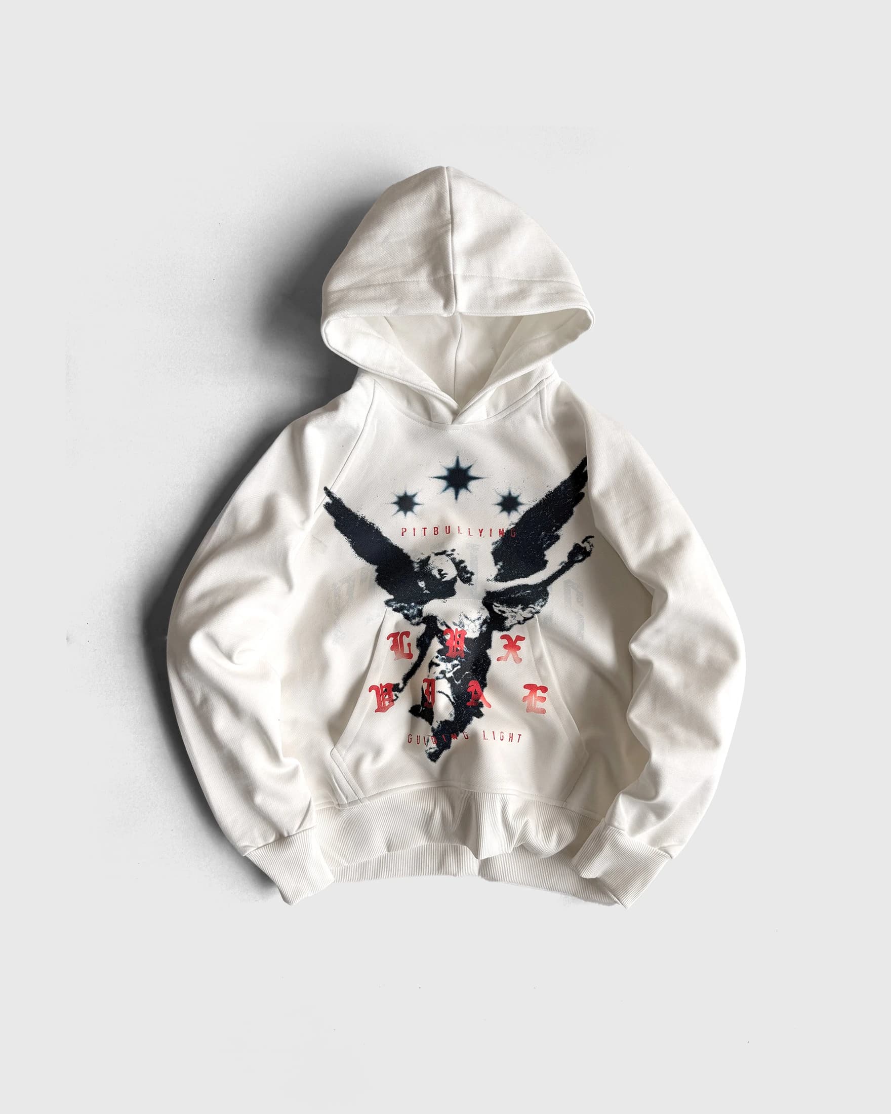 HOODIE OVERSIZE CRUDO ANGEL - imagen 2