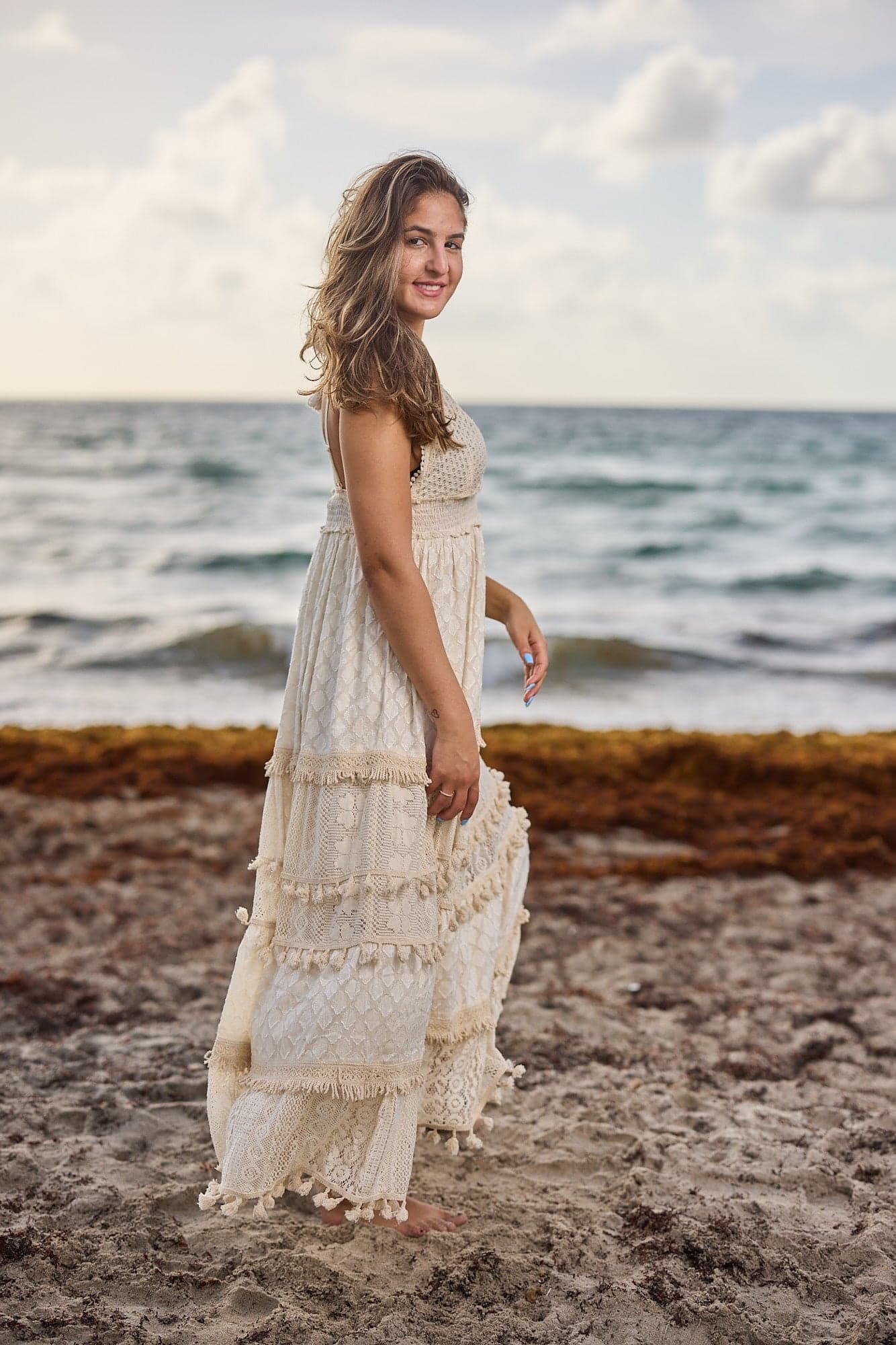 Ivory Lace Dress - imagen 2