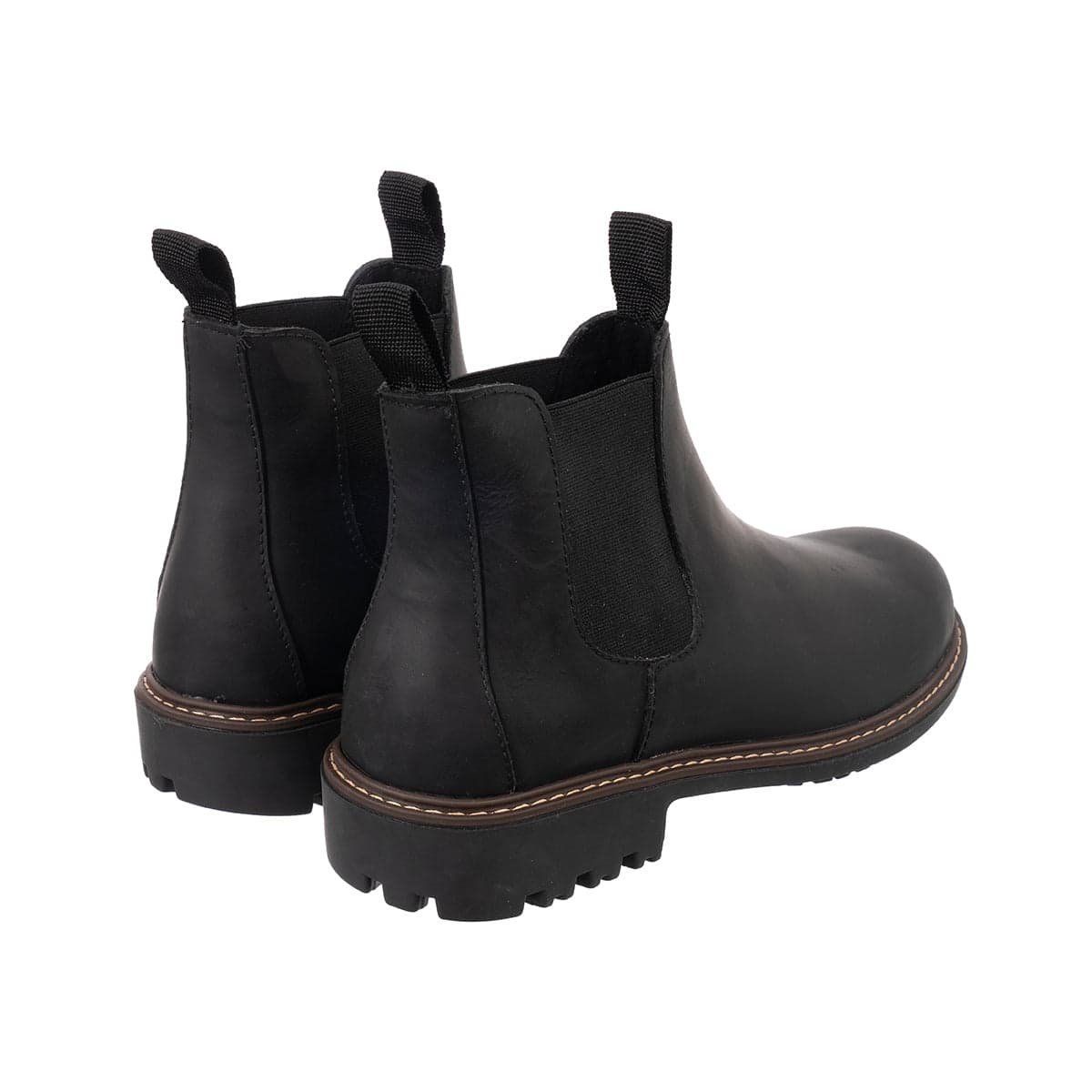 Botas Chelsea Sol Hombre Cuero Graso Negro - imagen 2