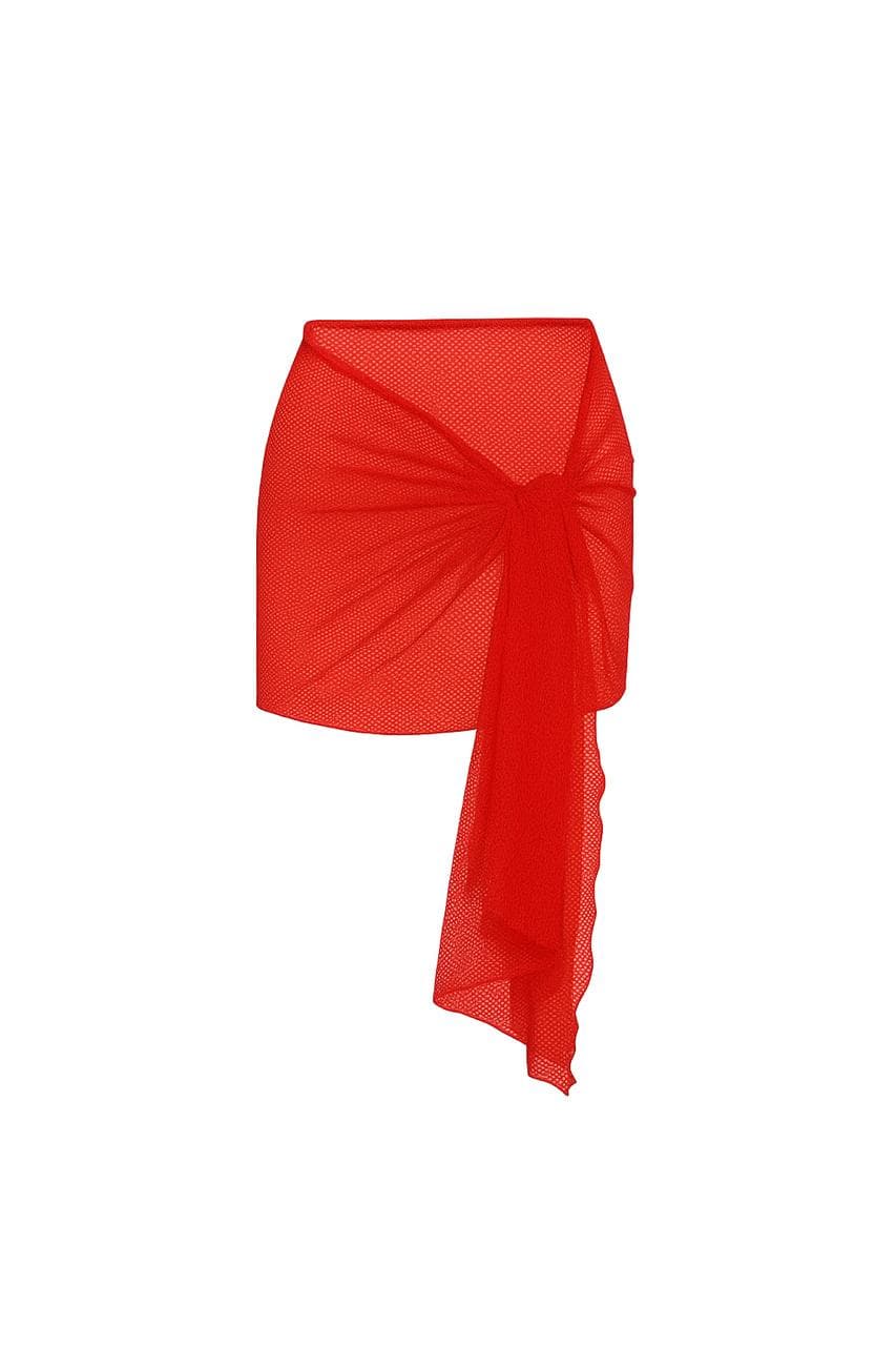 Pareo corto Lia Rojo - imagen 2