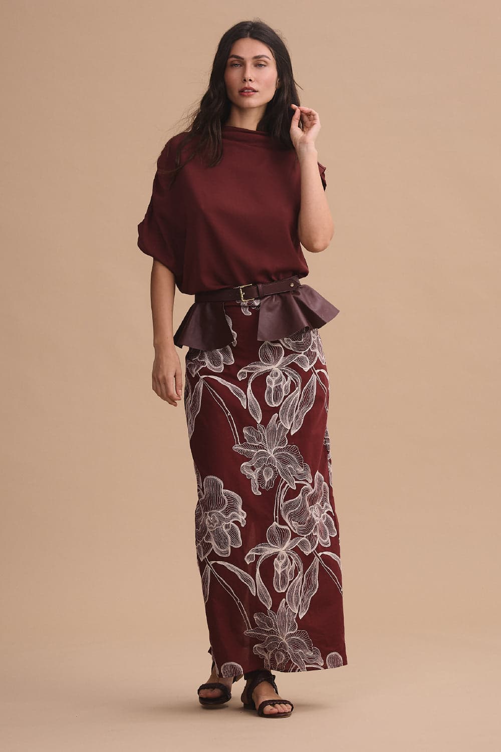 Falda amazonia negra vino — Padova