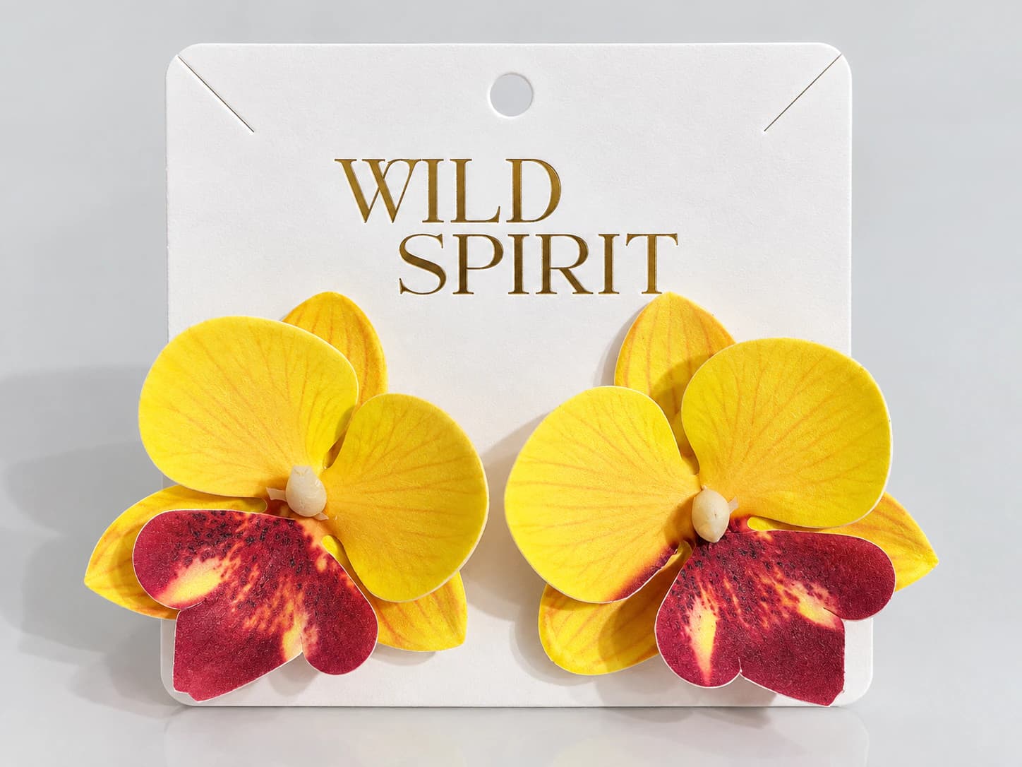 Aretes Orquidea Pequeño - imagen 1