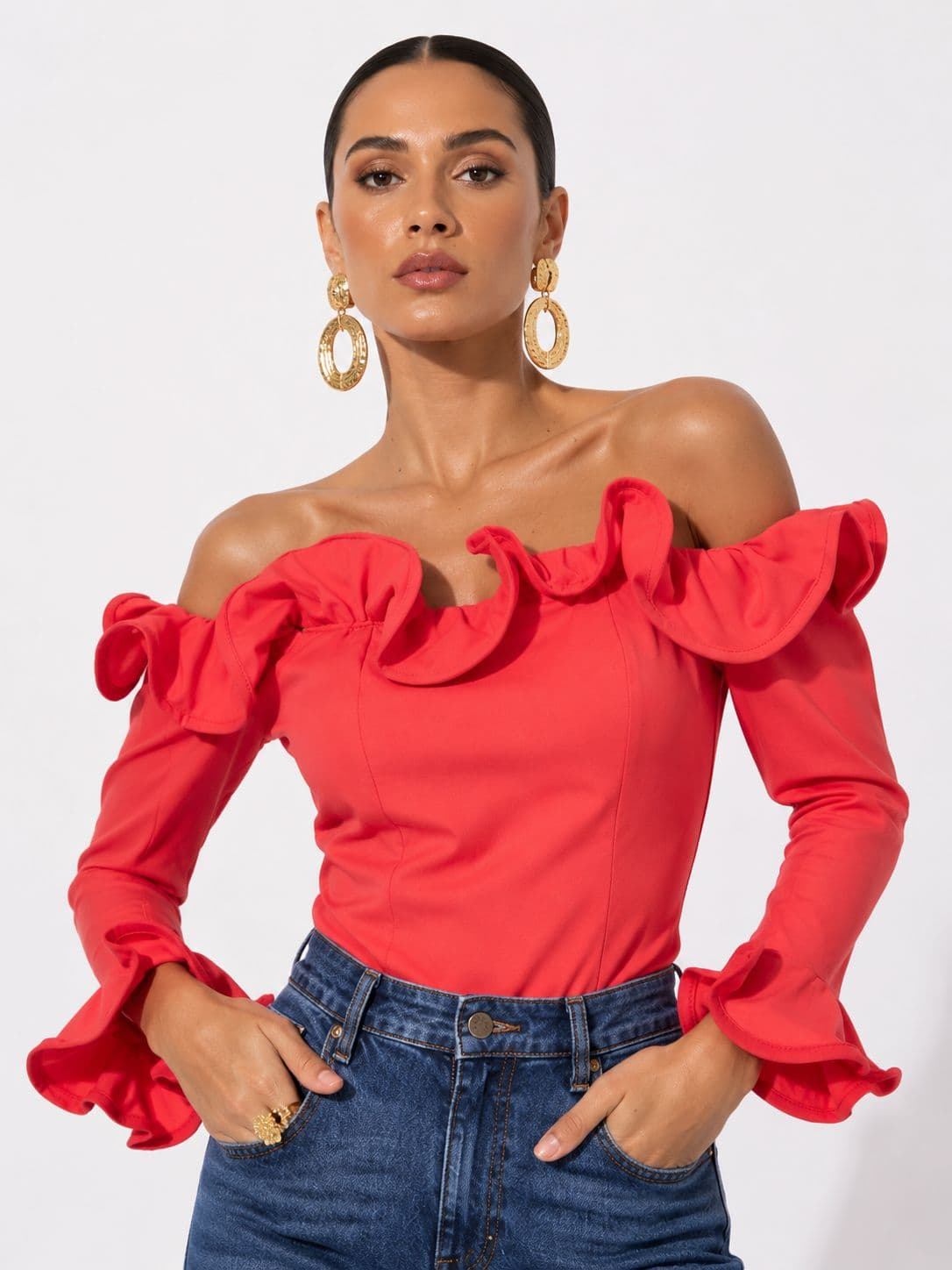 Blusa Tropico Rojo - imagen 1