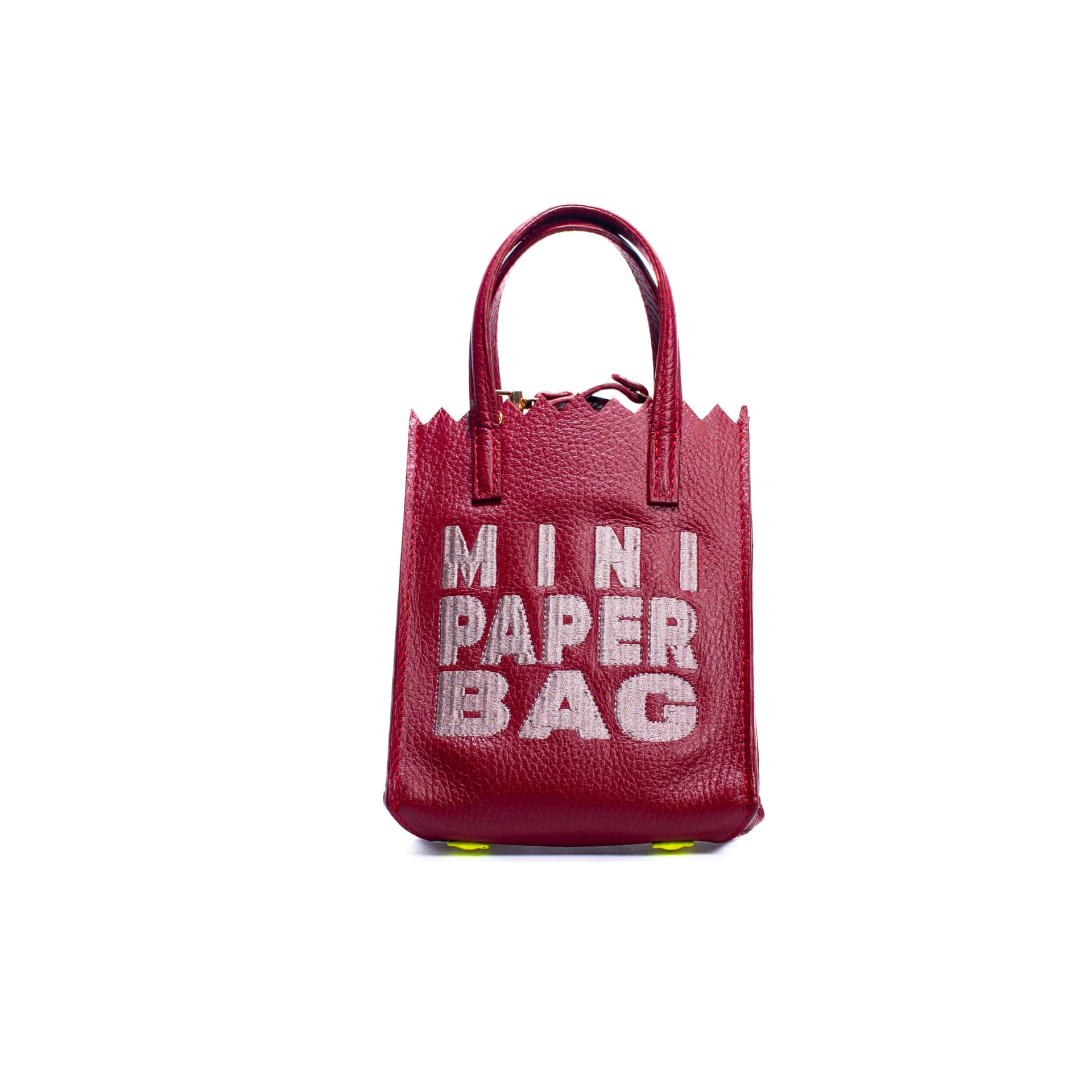 Mini Paper Bag - Burgundy X Pink - imagen 2