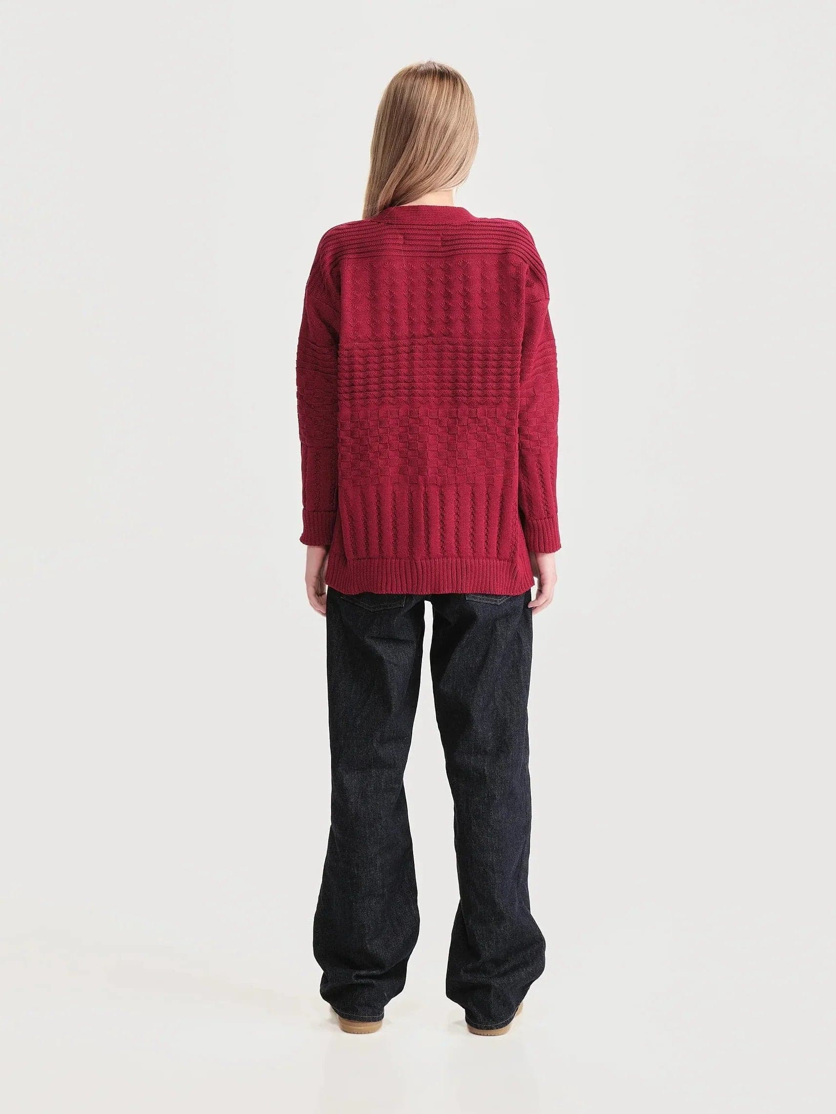 Cardigan Archivo Rojo - imagen 3