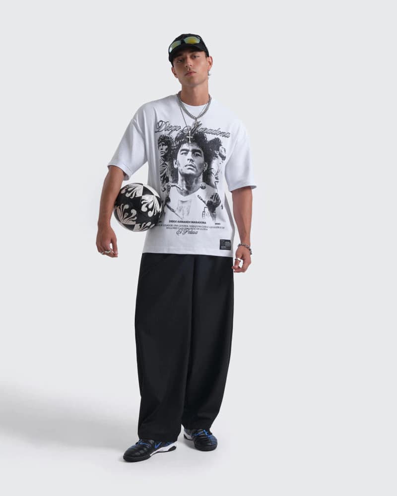 Camiseta Blanca Oversize - Edición The King Of The Game - imagen 2