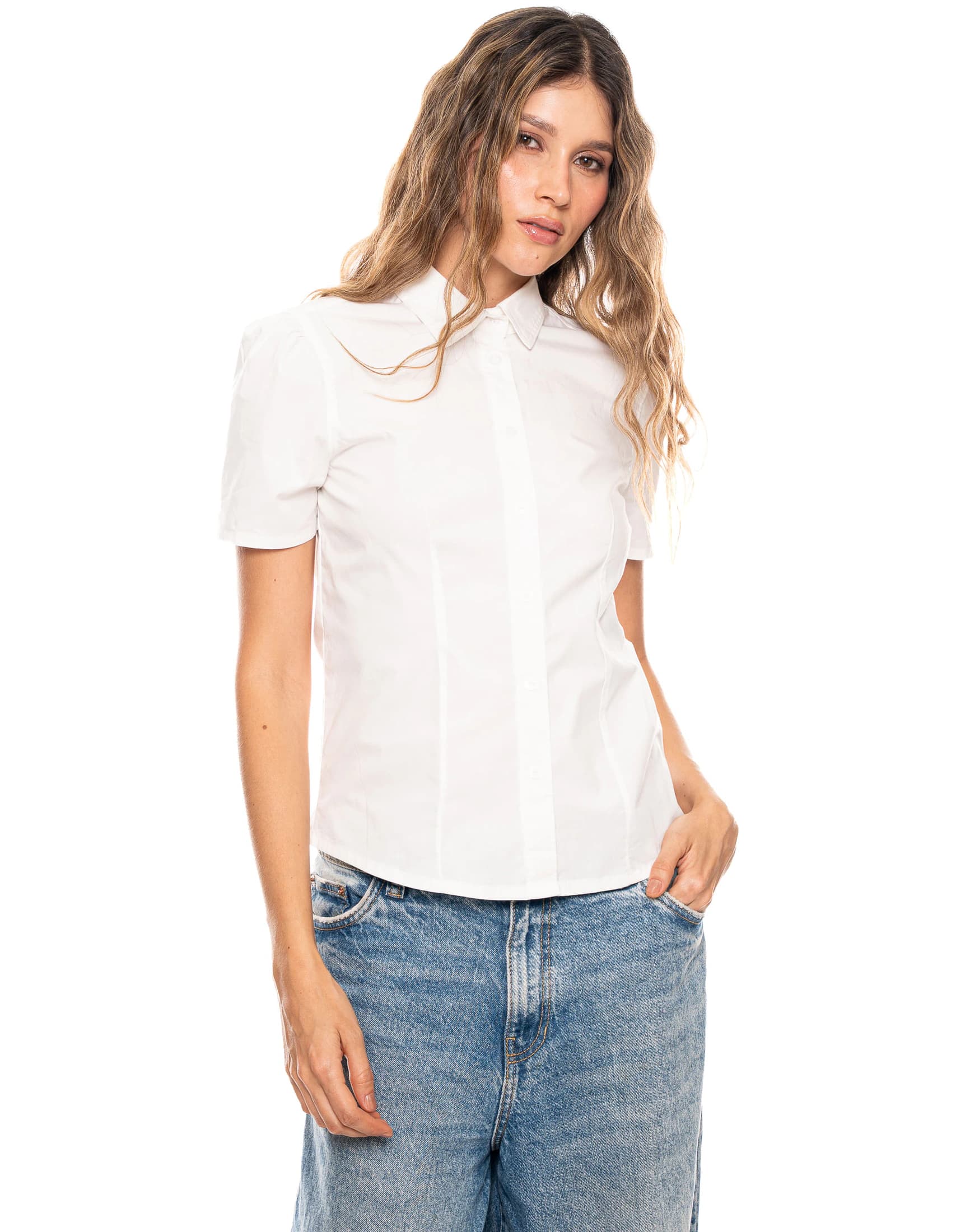 Camisa Manga Corta Ajustada
