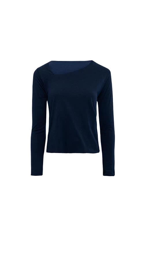 CORAL NAVY TOP