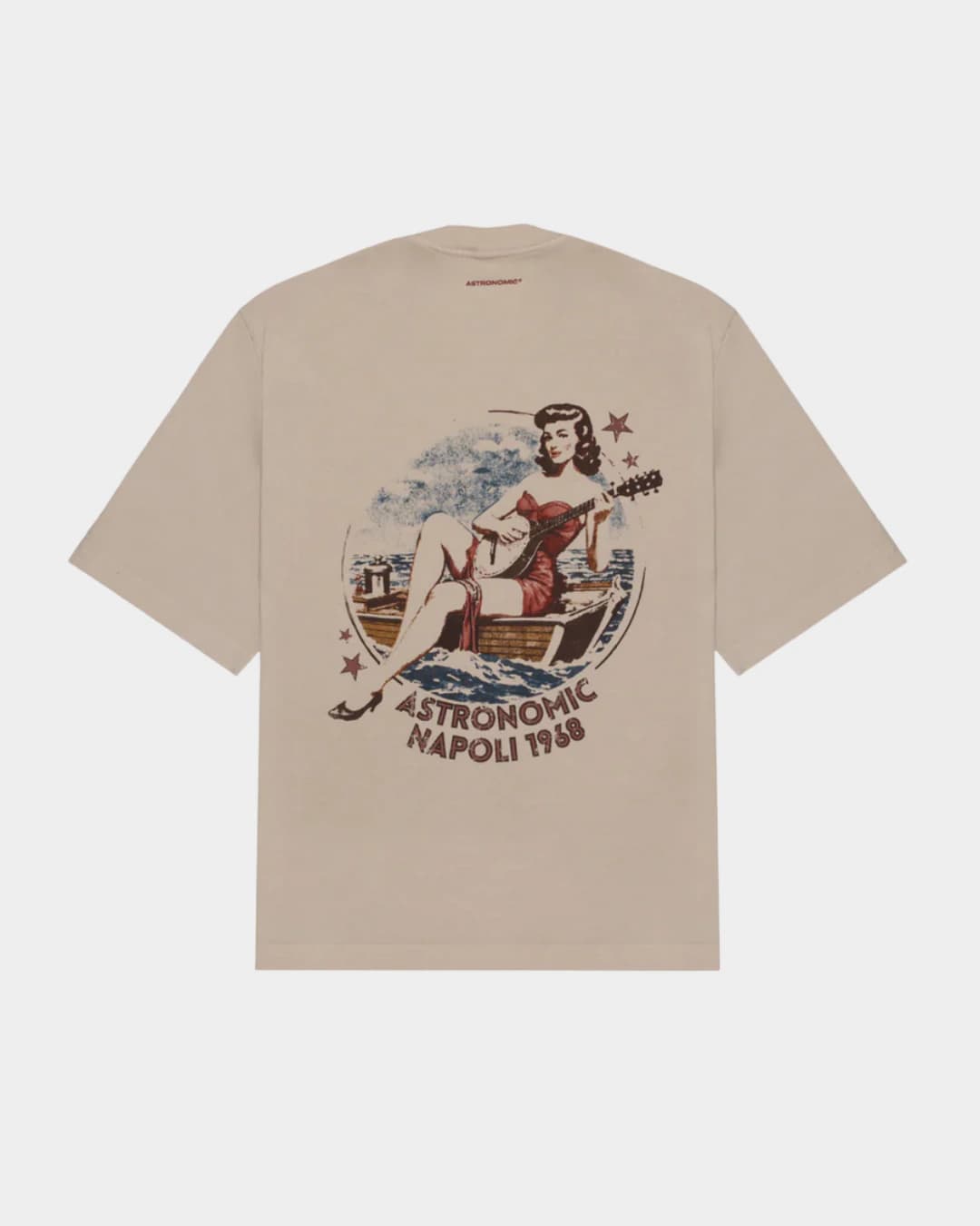 CAMISETA DONNA NAPOLETANA - BEIGE - imagen 1