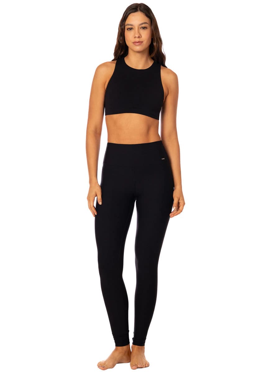 Maaji Black Sympathy Active Crop Top - imagen 1