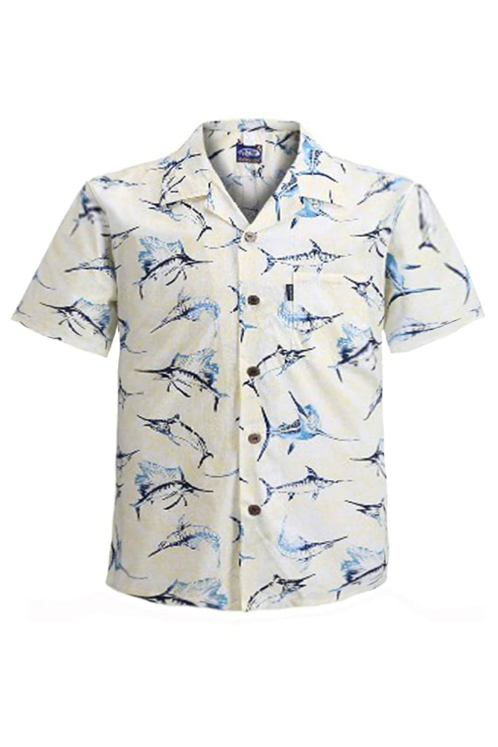 Yellow Marlin Aloha Shirt