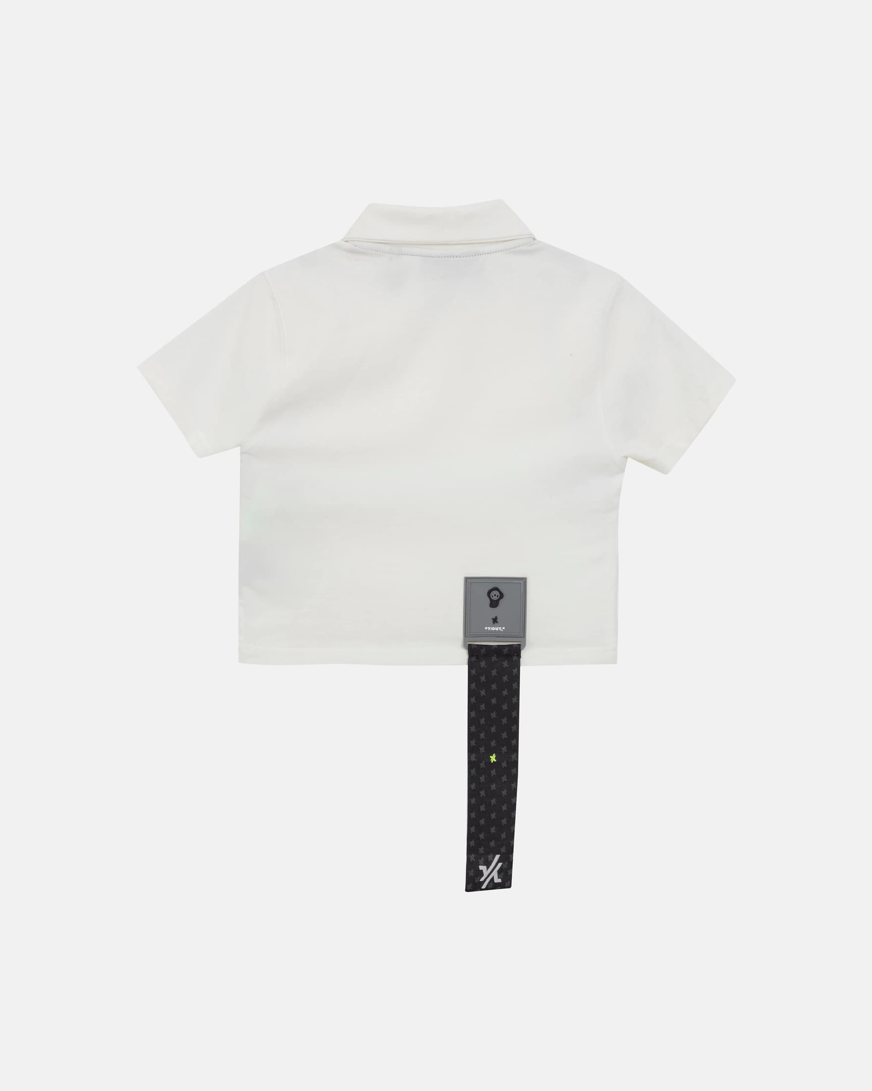 MIXED NECK POLO IVORY - imagen 4