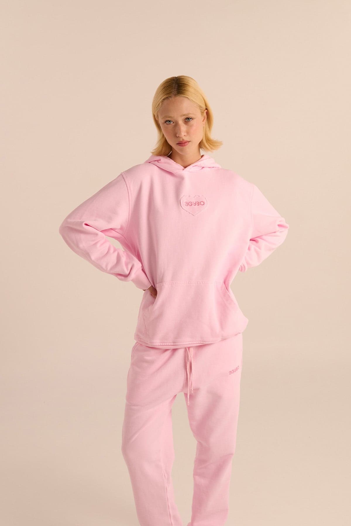 CORE HOODIE PINK - imagen 7