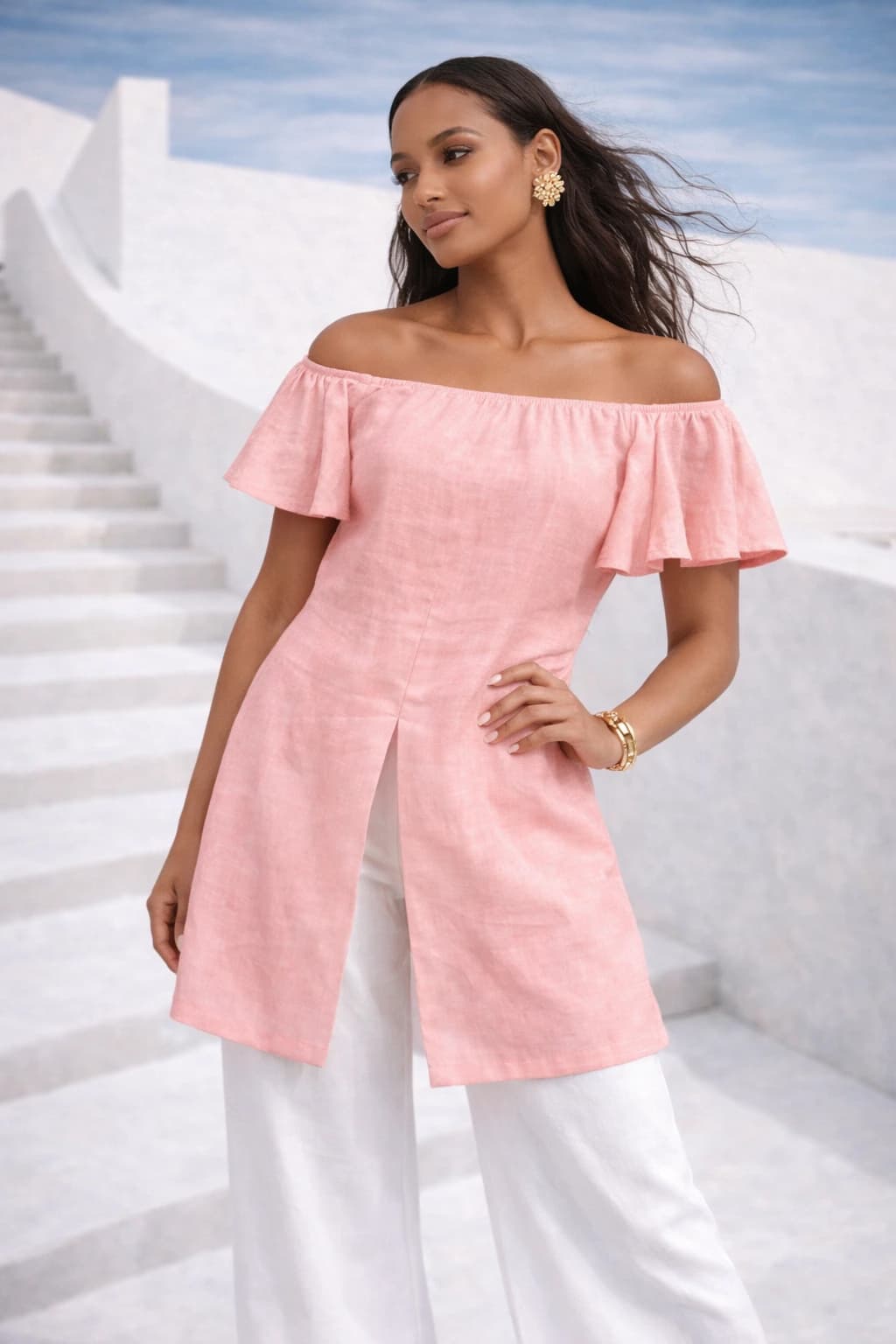Blusa Eva Rosado - imagen 1
