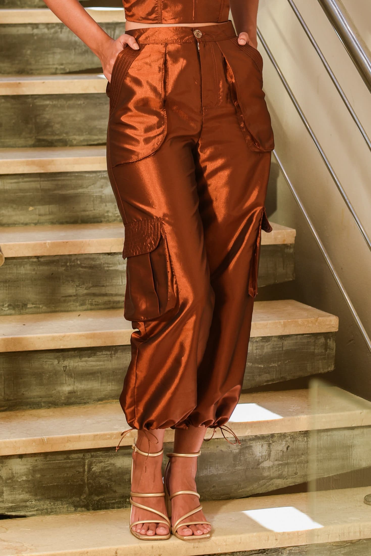 Palma Pantalón Cobre - imagen 1