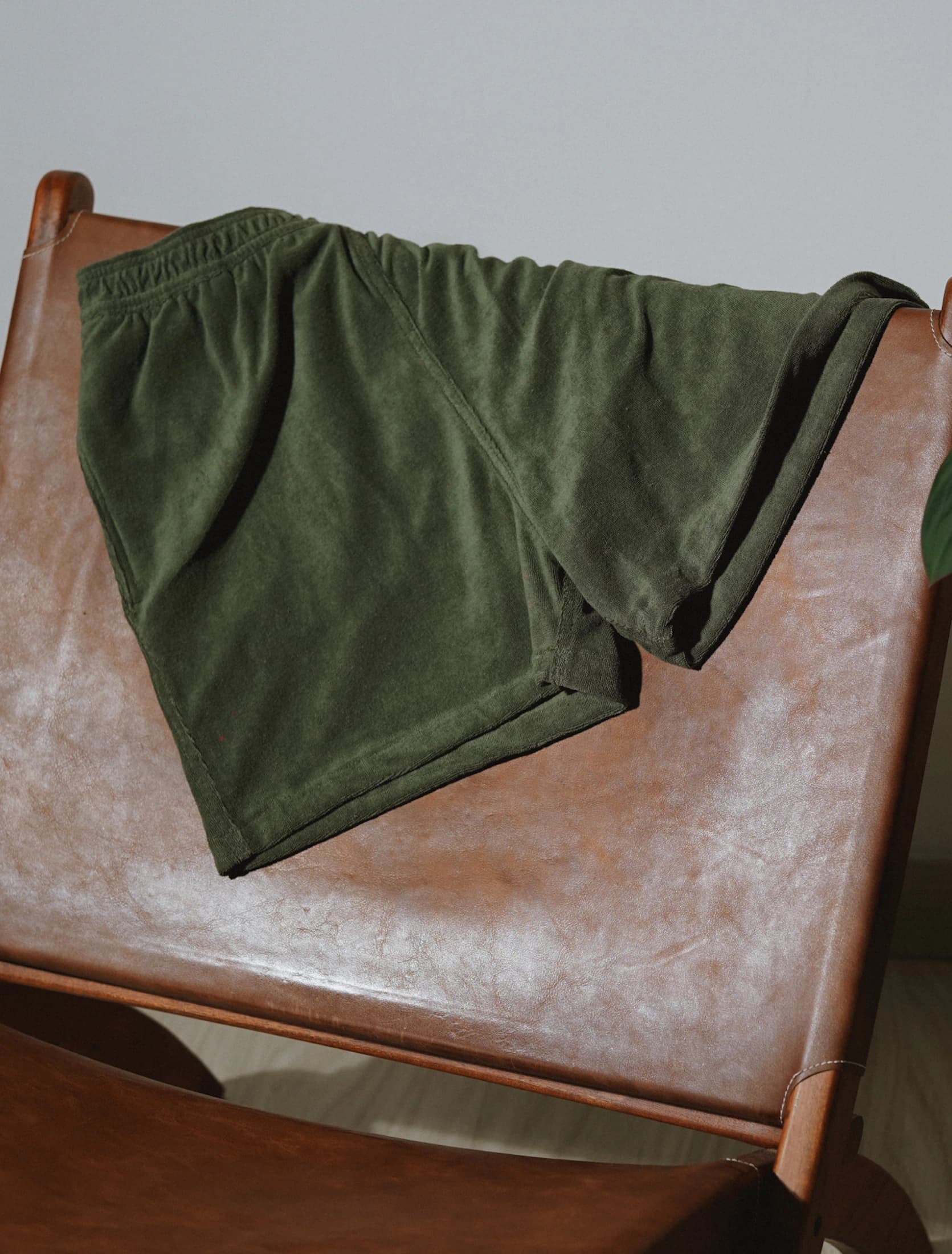 Venecia Olive Green Toweling - imagen 2