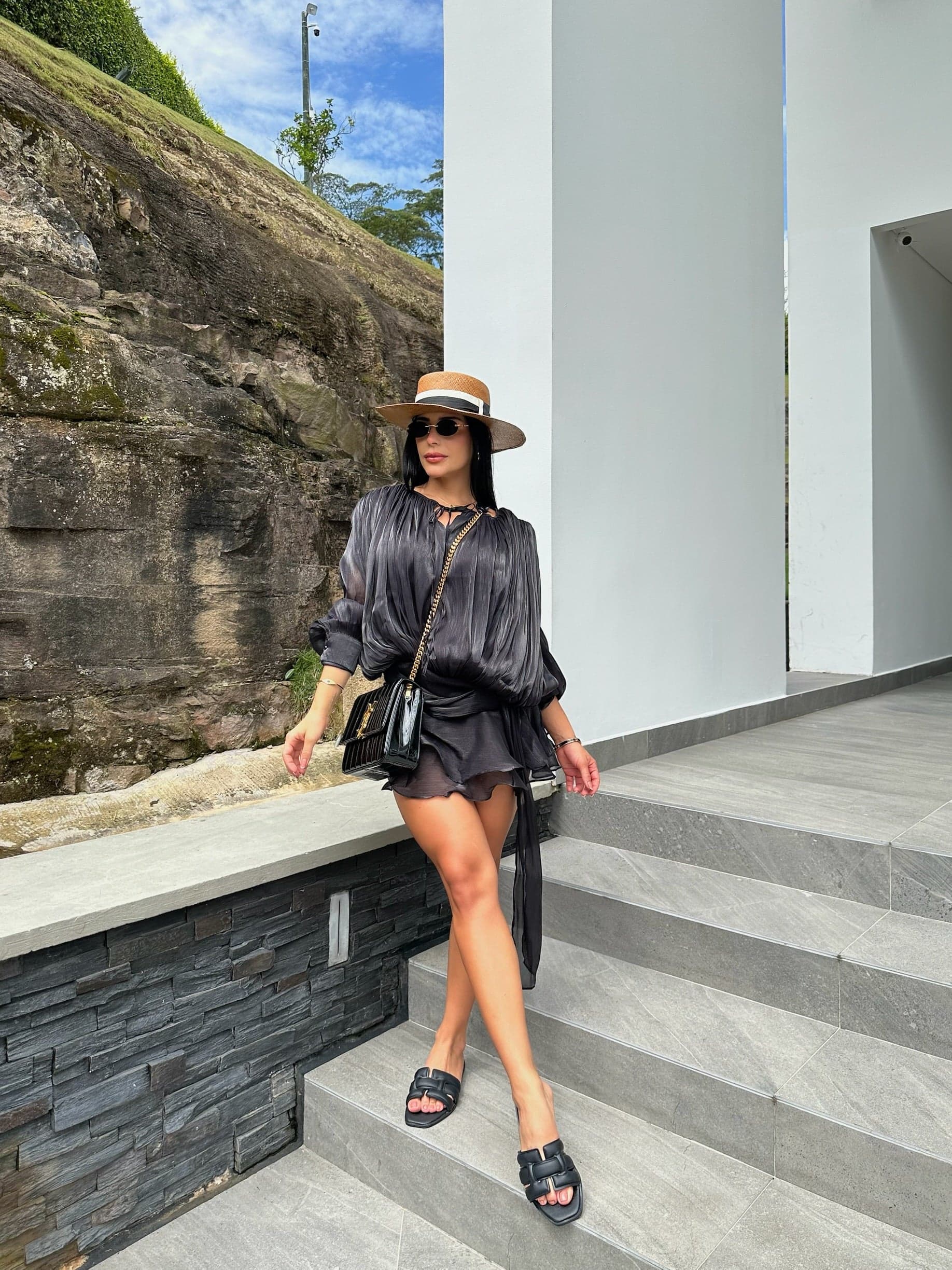 BLUSA   O  VESTIDO  LUCREZIA NEGRO - imagen 3
