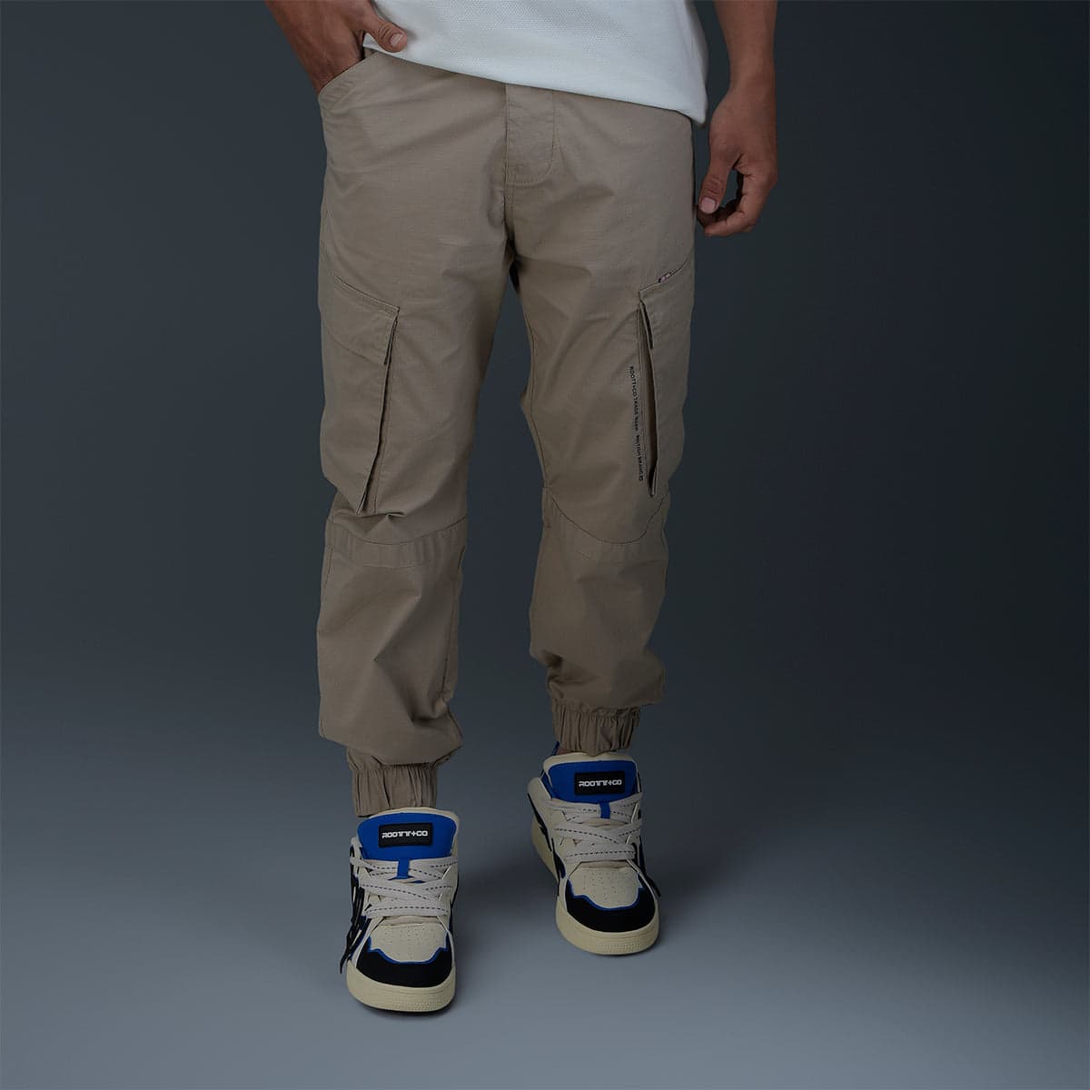 Pantalón Cargo Beige