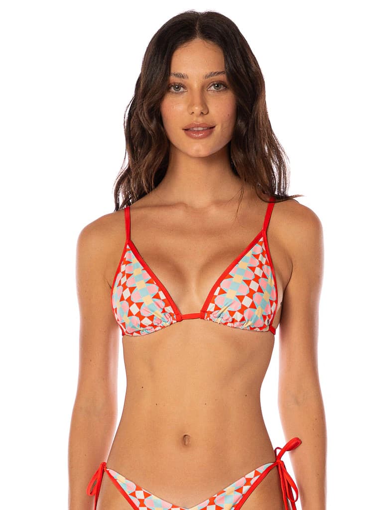 Maaji Geomatrix Ginger Sliding Triangle Bikini Top - imagen 2