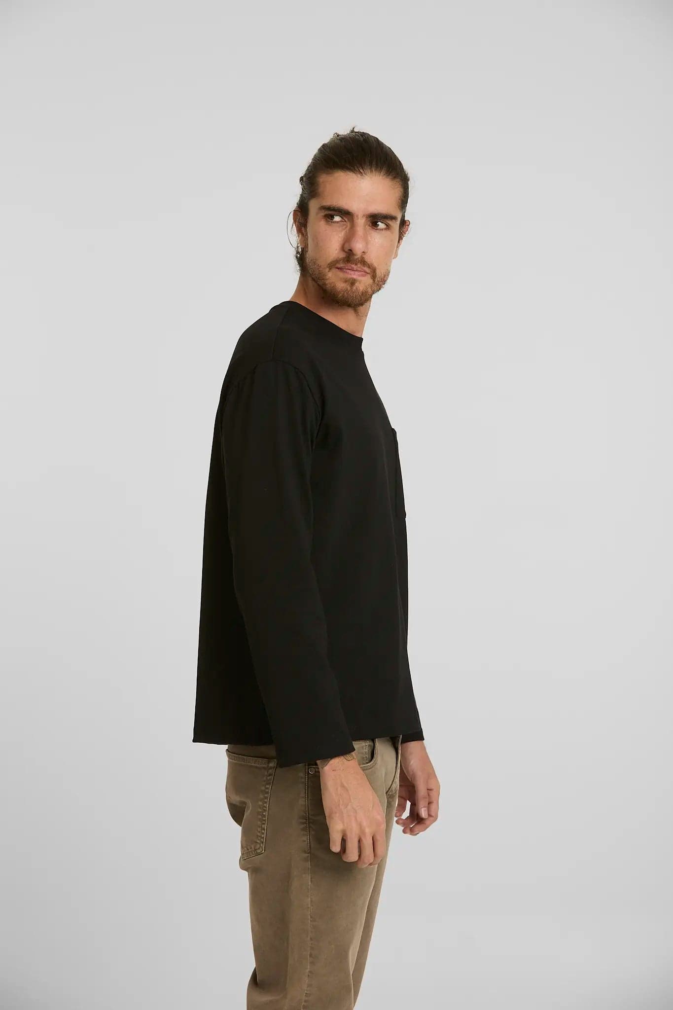 Camiseta Manga Larga Negra - imagen 4