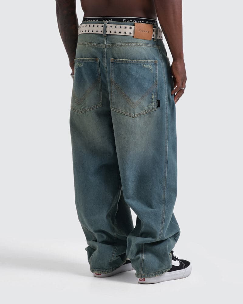 Jeans Azul Barrel Matizado - imagen 5