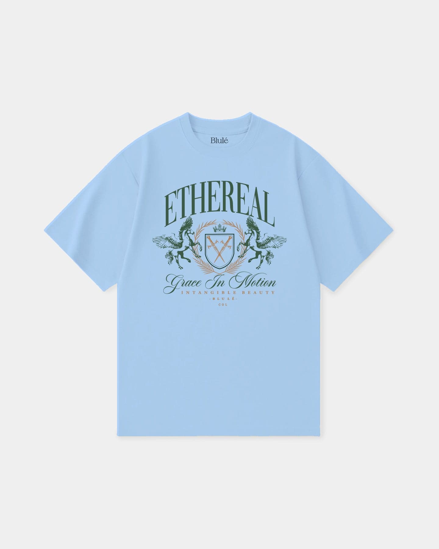 Oversized T Shirt Ethereal Sky Blue