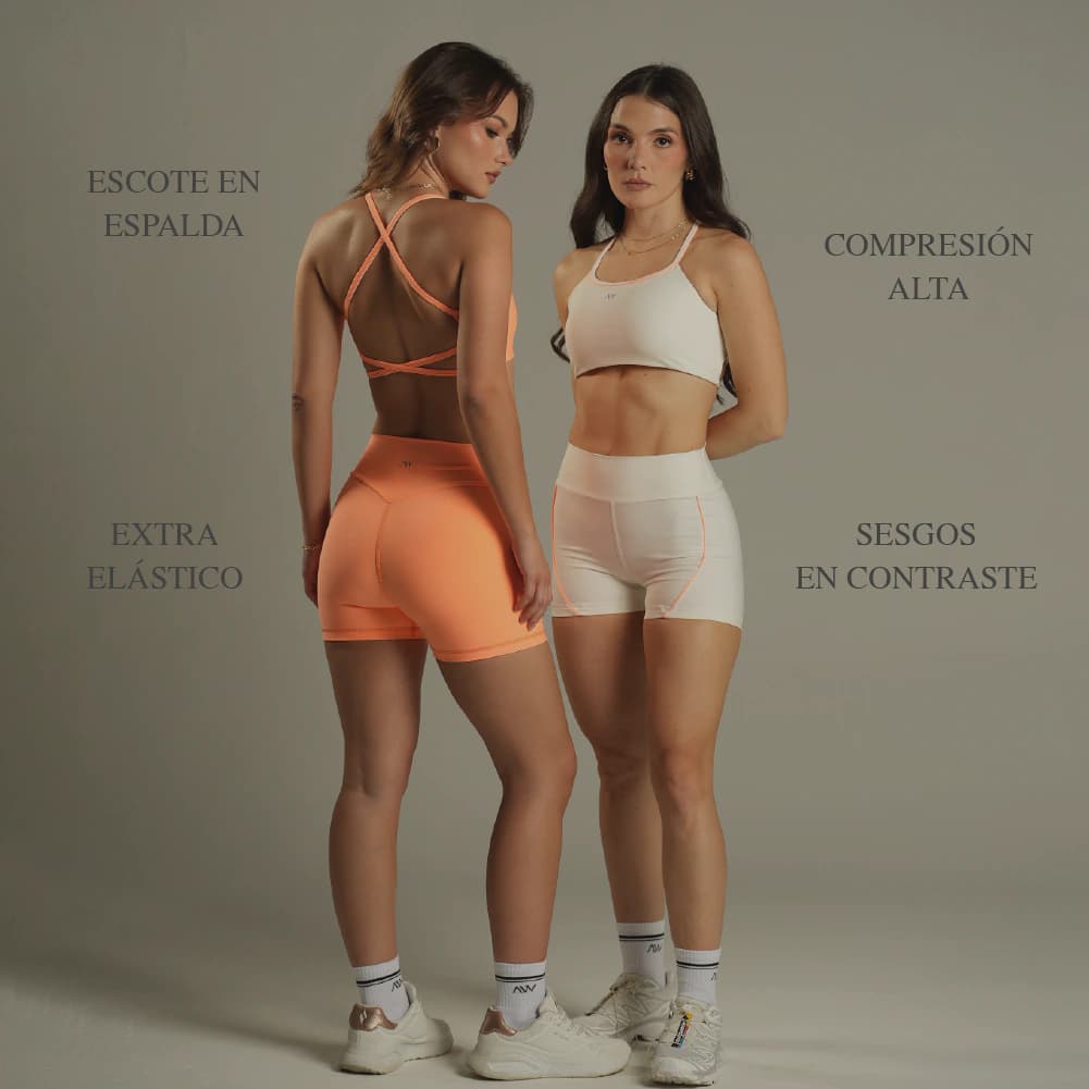 Mix Strappy Sport Bra Crudo - imagen 5