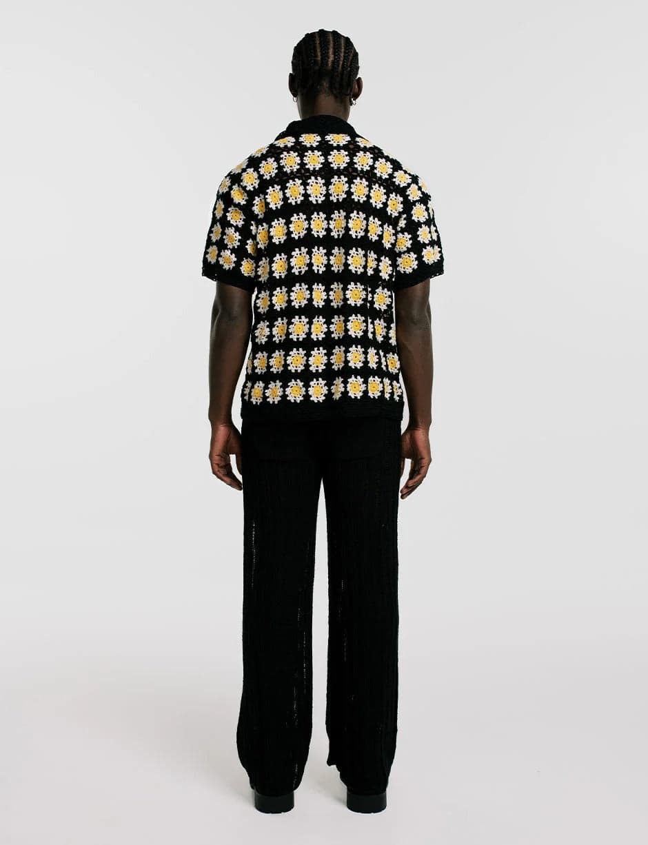 Guayabera Flores Crochet Hombre - imagen 3