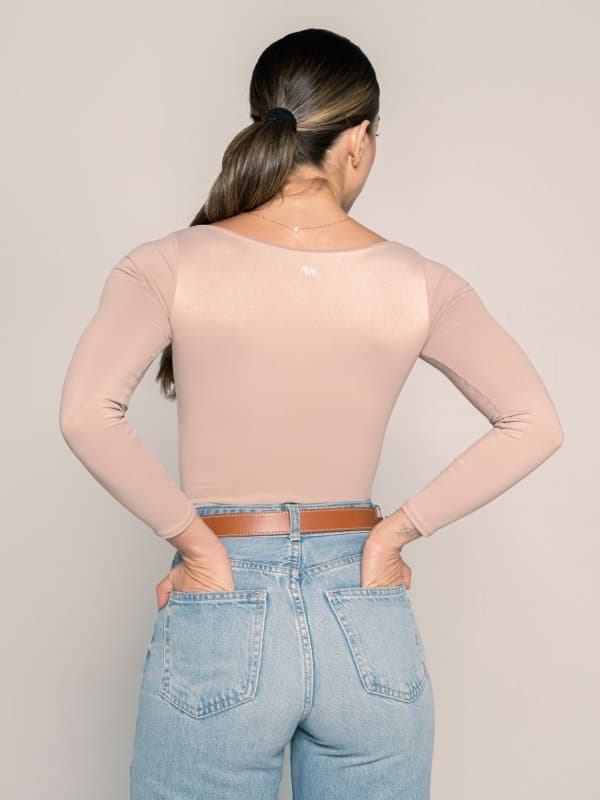 BodySuit Long Sleeve Almond - imagen 2