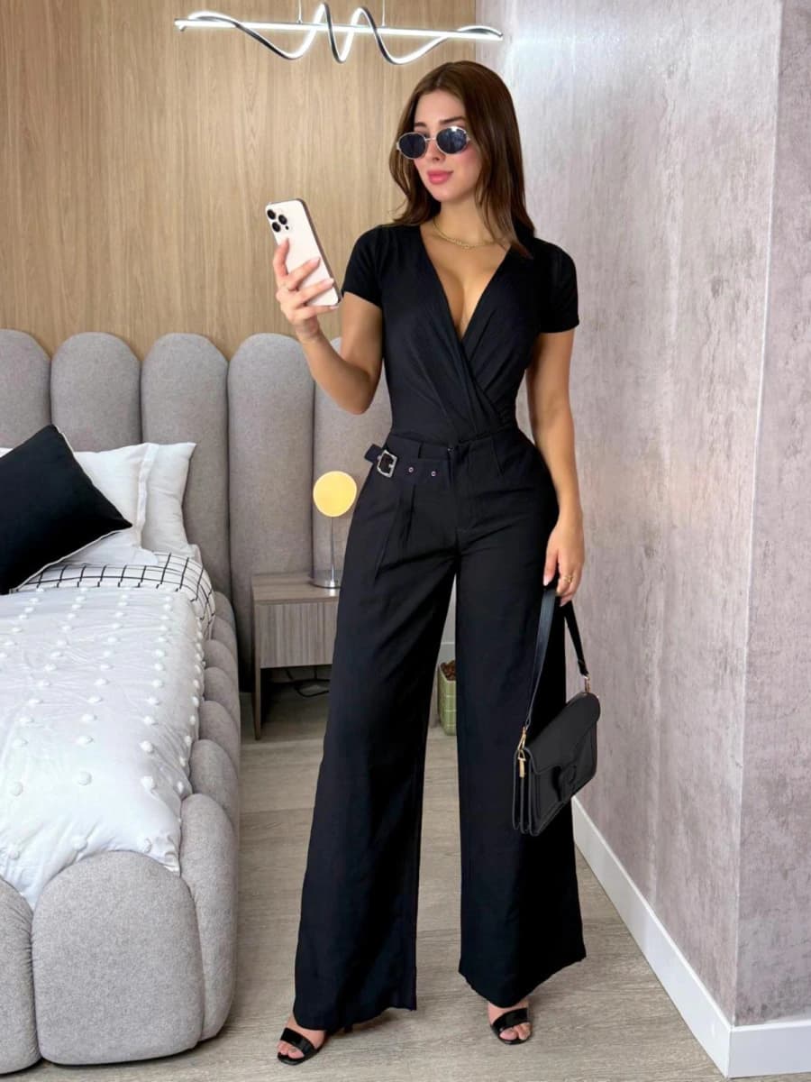 Pantalon Alenis  (negro ) - imagen 1