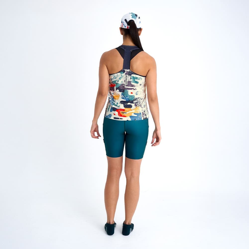 CAMISETA RUNNING MANGA SISA ROCART WHITE PARA MUJER - imagen 2