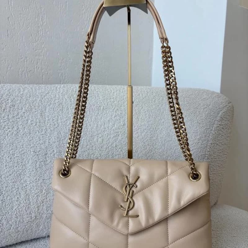 BOLSO YSL BLANCO CADENA - imagen 3