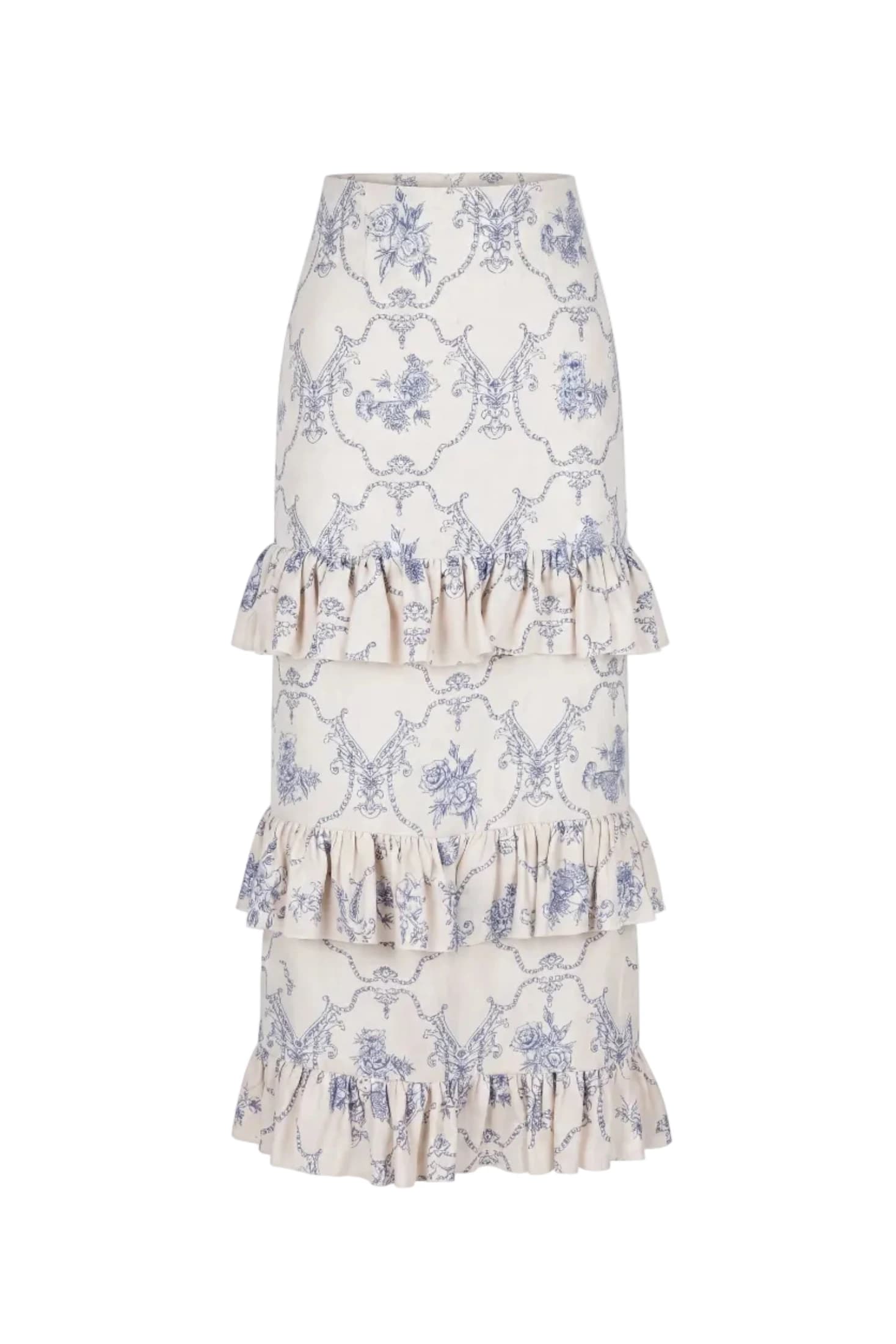 Olas de Jazmín Ankle Skirt