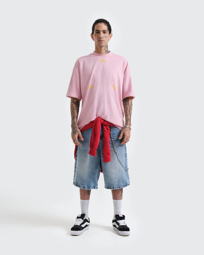 Camiseta Rosada Oversize Lovers - imagen 6