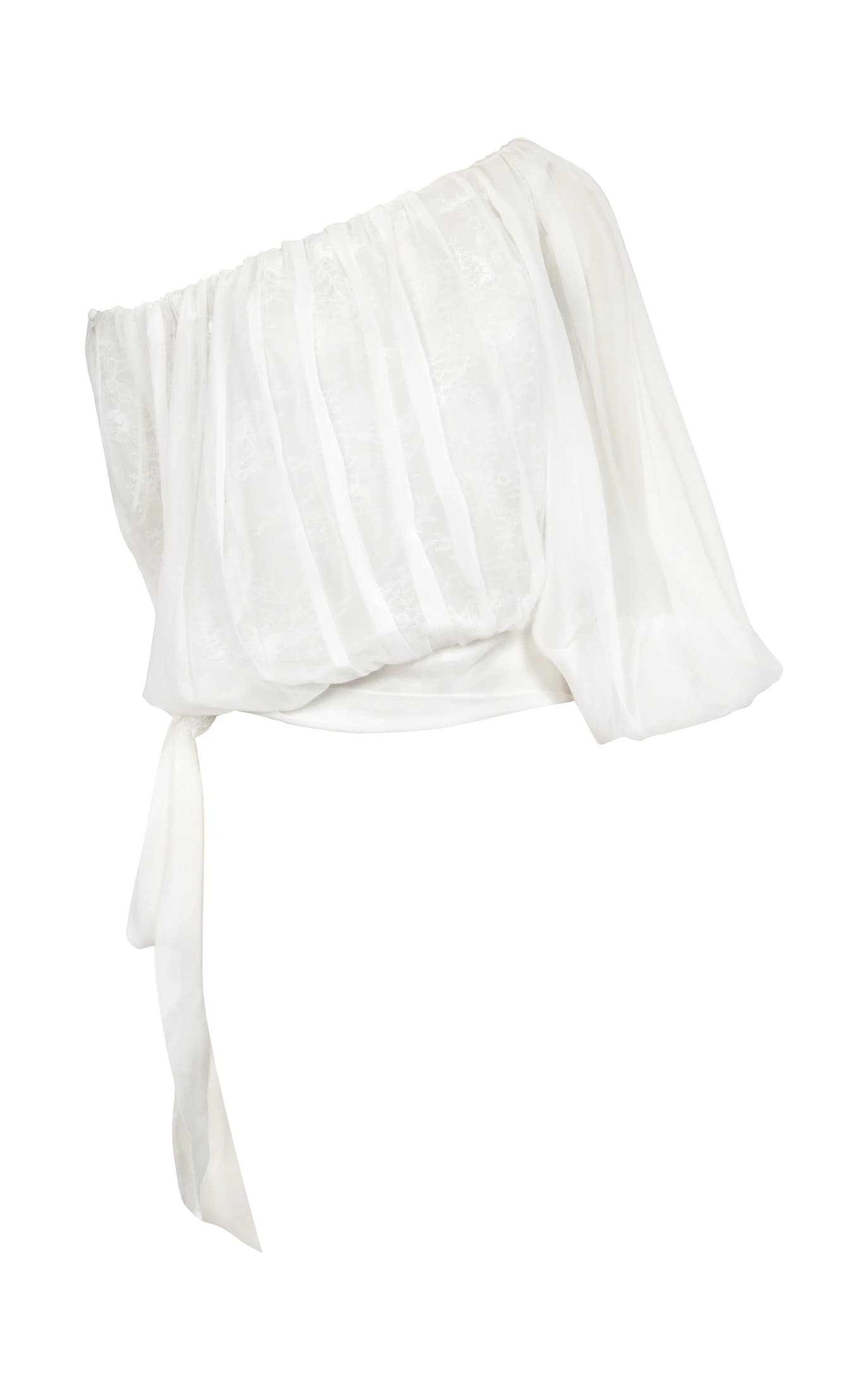Aire White Blouse - imagen 4