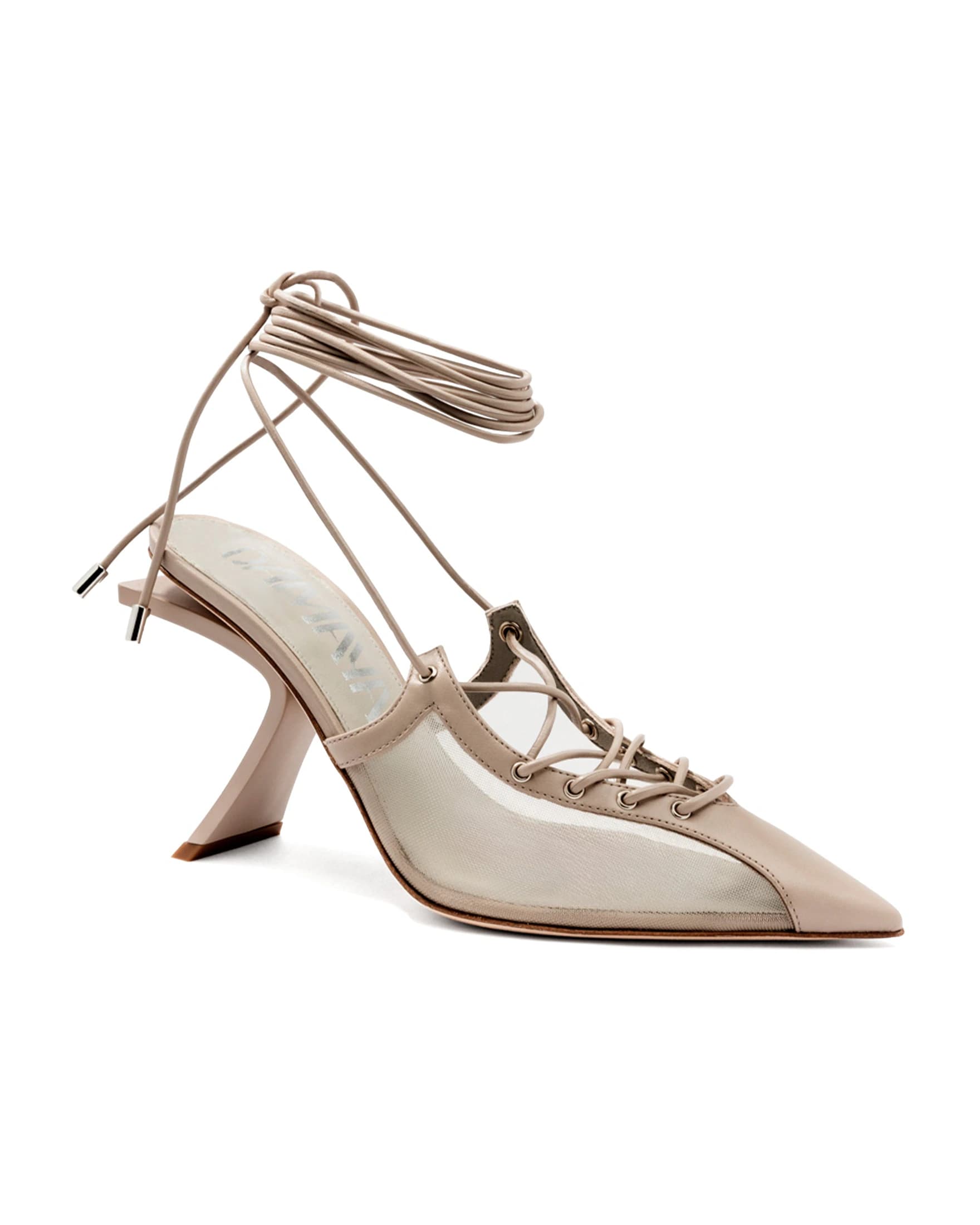 TACONES RIFF PUMP TAUPE - imagen 1