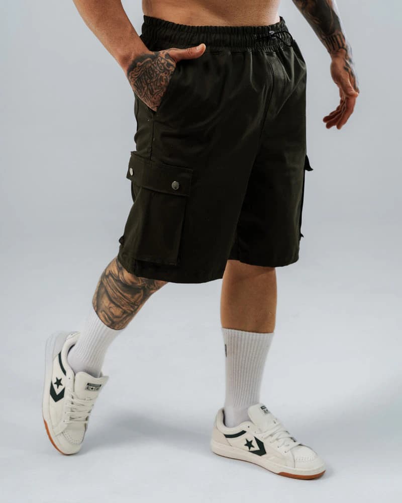 Bermuda Regular Verde Militar Street Style - imagen 1