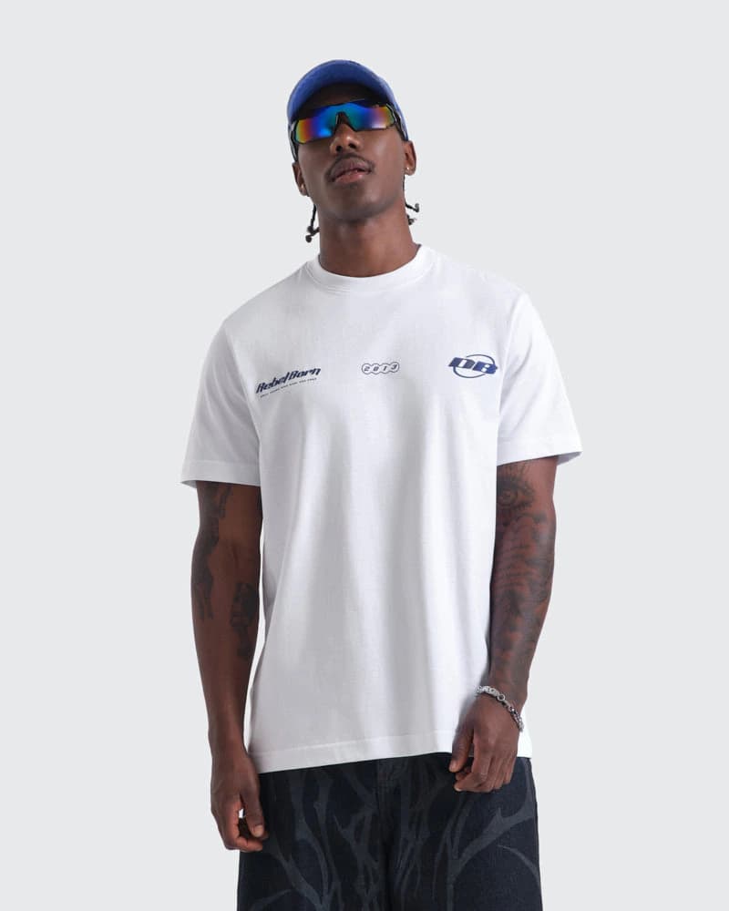 Camiseta Blanca Regular Rebel Born - imagen 2