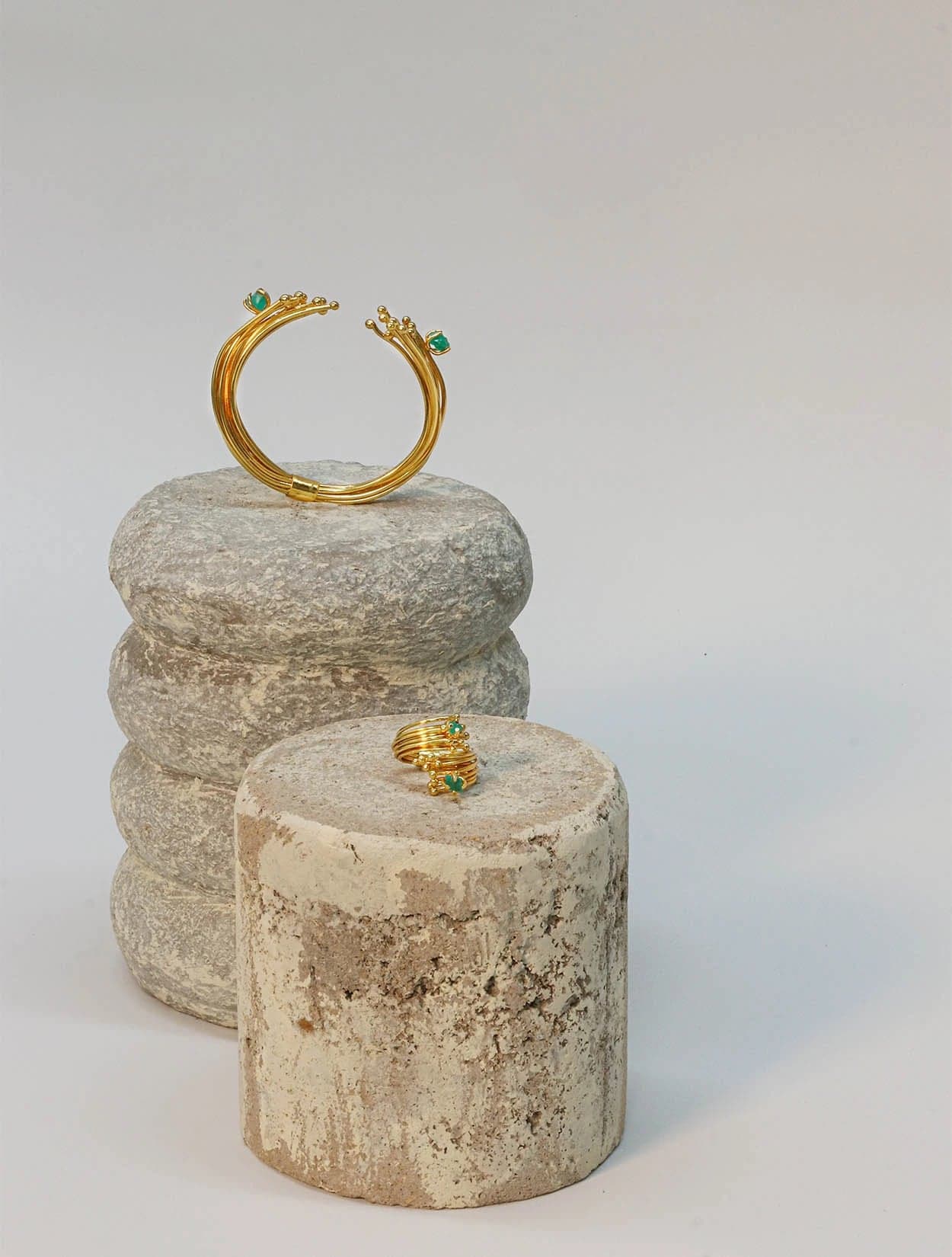 ANILLO GEO ESMERALDA - imagen 2