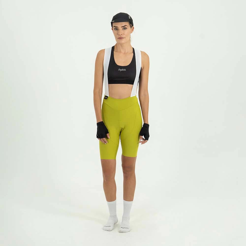PANTALONETA CICLISMO CON CARGADERAS GIRONA LIMA PARA MUJER - imagen 1