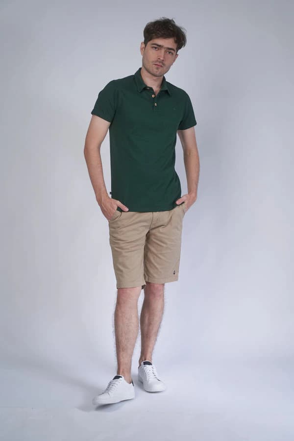 CAMISETA POLO VERDE - imagen 1