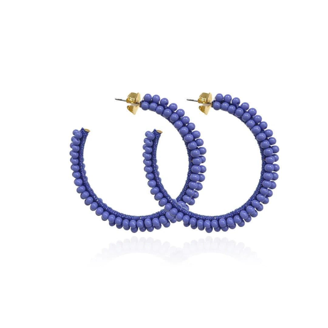 BIG BOUQUET HOOP - PERIWINKLE - imagen 1