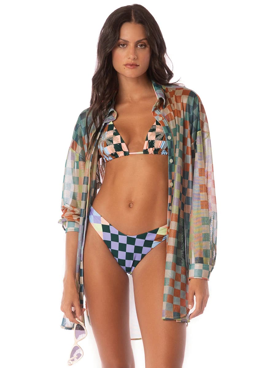 Maaji Chess Manele Long Shirt - imagen 1