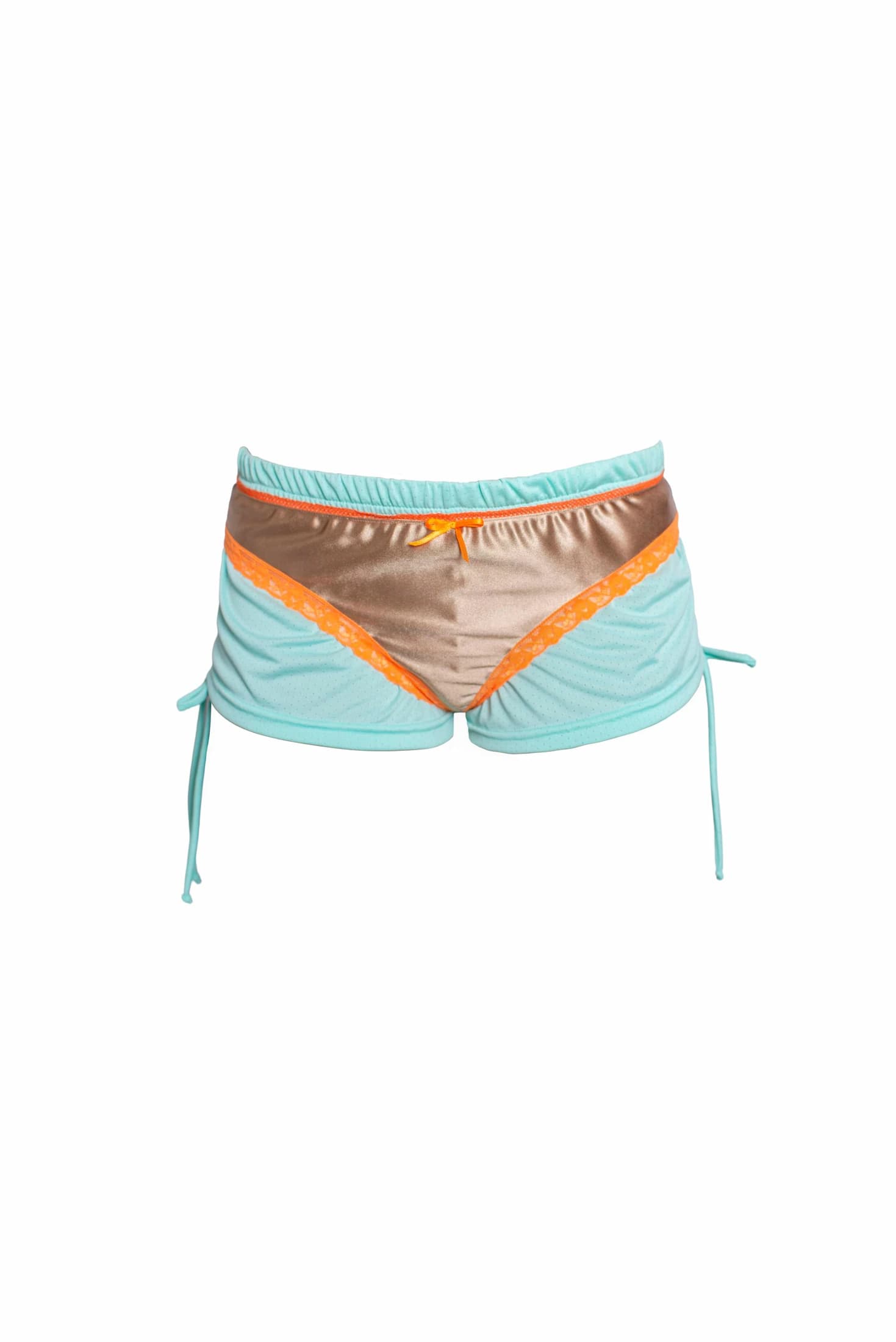 “Yummy” Mint & Gold Shorts - imagen 1