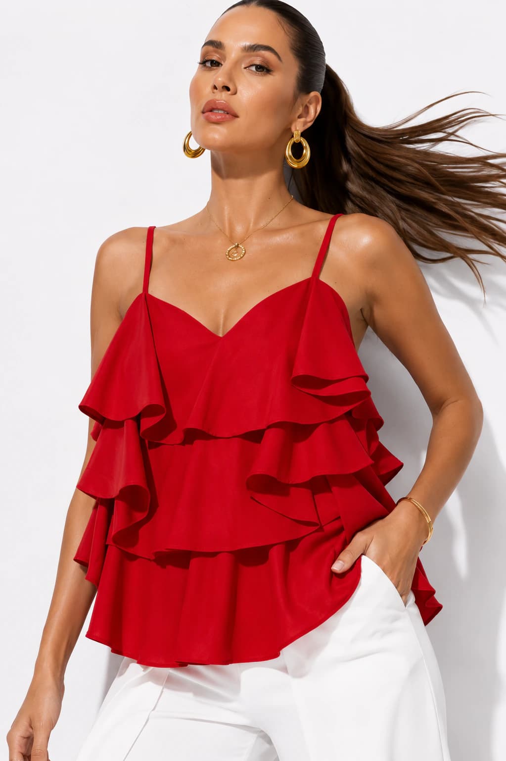 Blusa Salonica Rojo - imagen 1