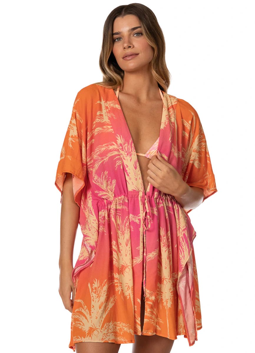 Maaji Sunwashed Palms Vanilla Kaftan - imagen 3
