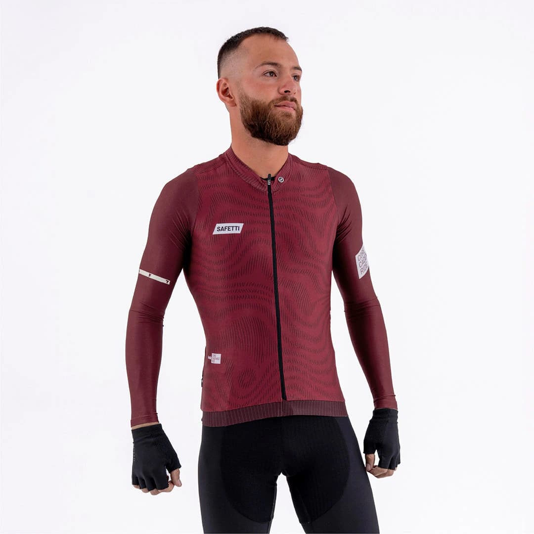 CAMISA CICLISMO MANGA LARGA PLUMWIME VINOTINTO PARA HOMBRE - imagen 1